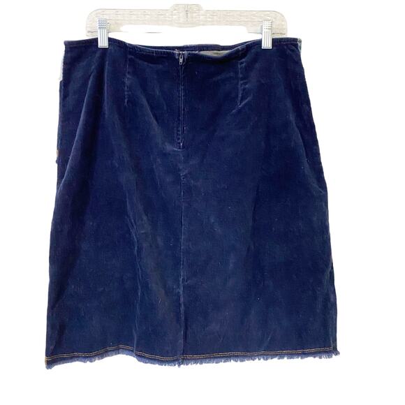 Vintage Entrancy Womens Size 1X Corduroy Patchwork Y2K Skirt - Picture 5 of 5